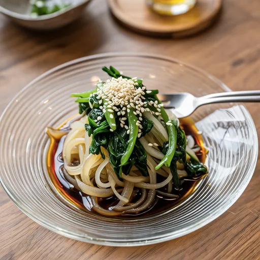 Onion and Wakame Sesame Ponzu Salad