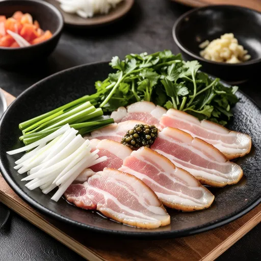 Pork Shabu with Plenty of Condiments