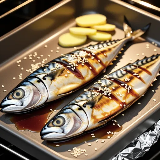 Grilled Spanish Mackerel with Sesame