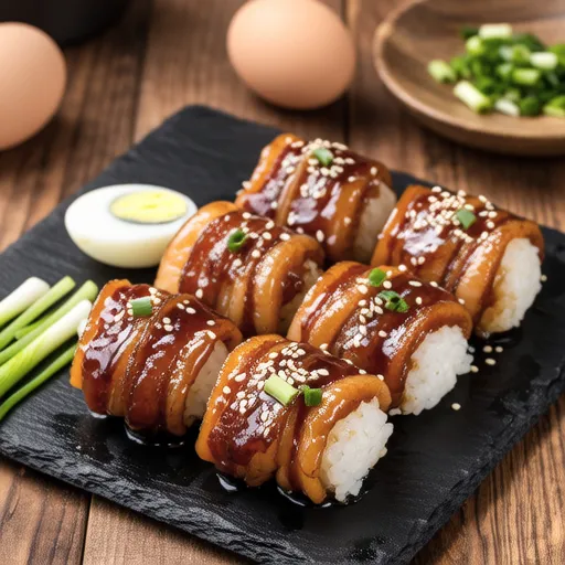 Meat Wrapped Rice Balls