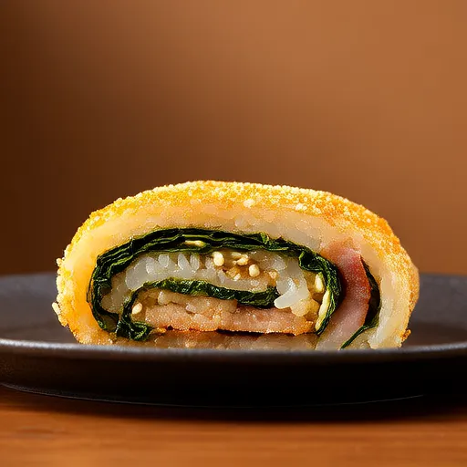 培根紫菜飯卷