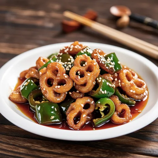 Stir-fried Spam and Shishito Peppers