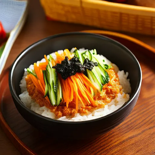 Bibimbap de Vegetais