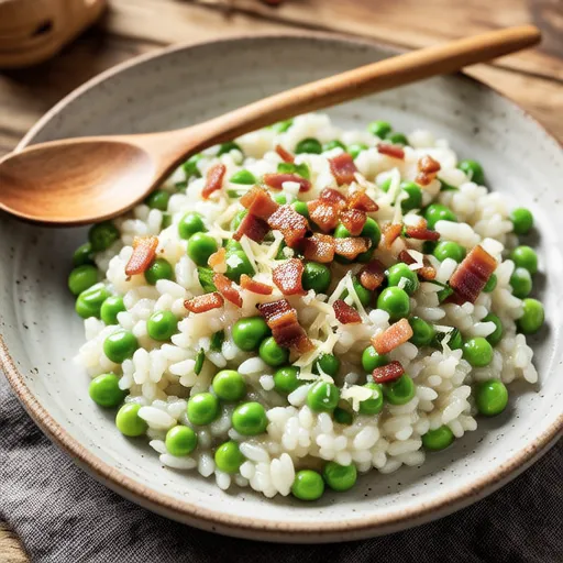 Green Pea Milk Risotto