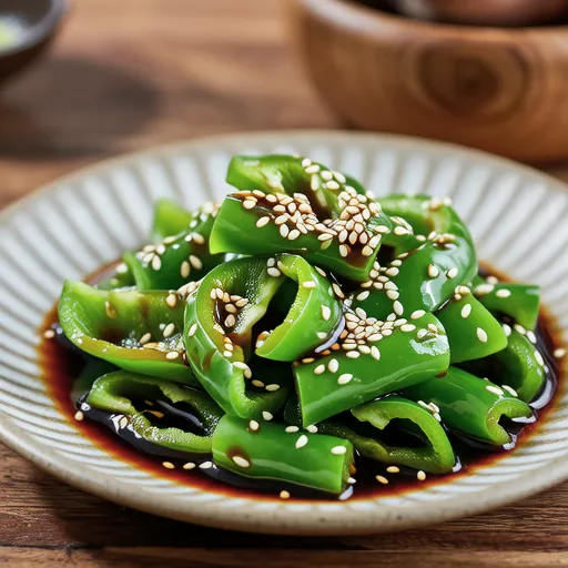 Green Pepper Sesame Salad