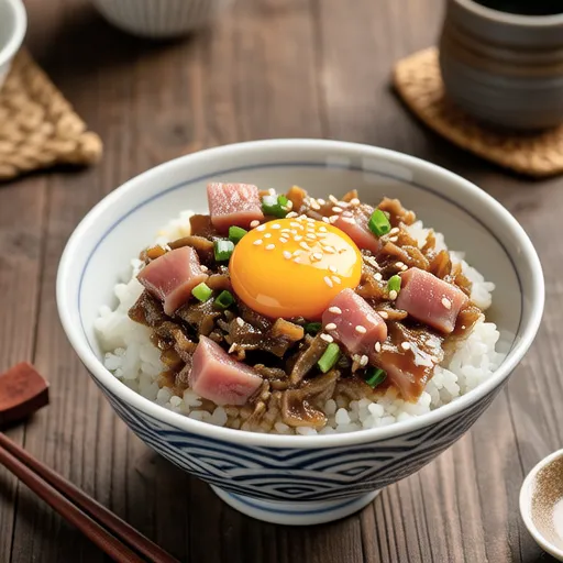 Tataki Nagaimo and Tuna Salt Sauce Yukke Bowl