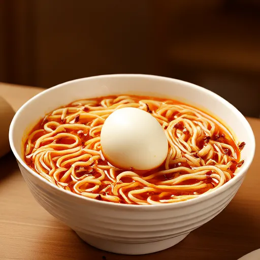 蛋蒜拉麵