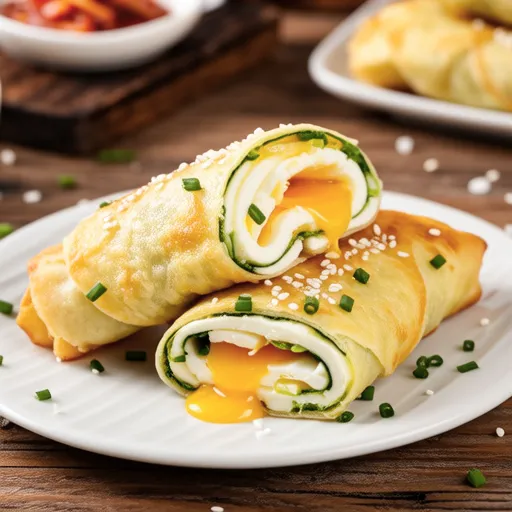 Nutritious Injeolmi Egg Roll