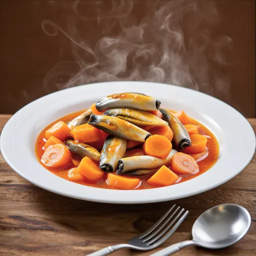 Carrot and Canned Mackerel Curry Stir-fry