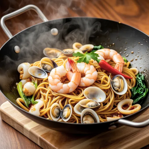 Seafood Stir-fried Udon