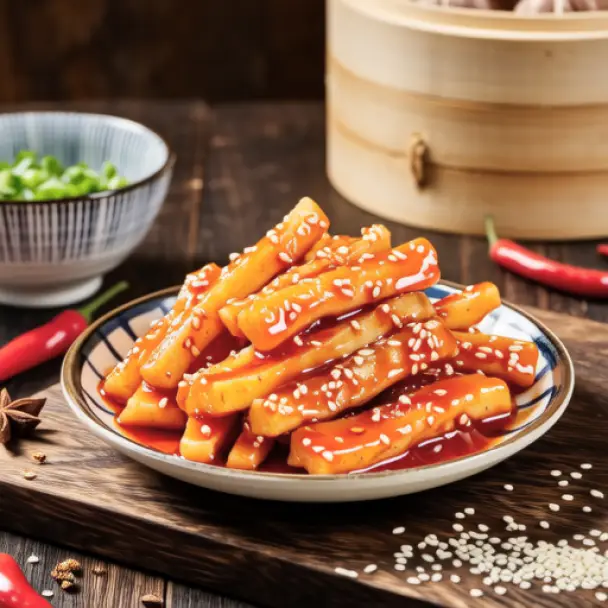 Spicy Fried Daikon