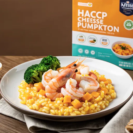 HACCP Shrimp Cheese Pumpkin Risotto