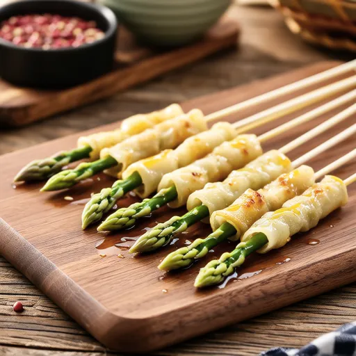 Asparagus Spring Roll Skewers