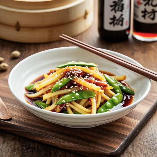Potato and Green Beans with Oyster Sauce