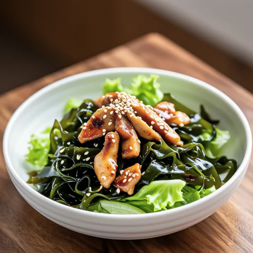 Korean Seaweed and Lettuce Salad