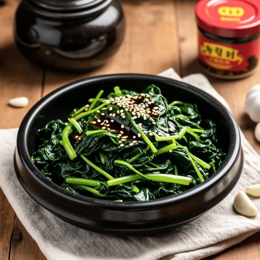 Spinach Namul (Seasoned Spinach)