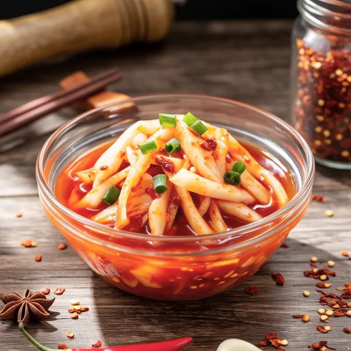 Korean Radish Salad (Kimchi Style)