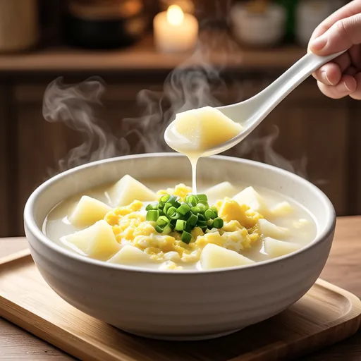 Potato Egg Soup Recipe