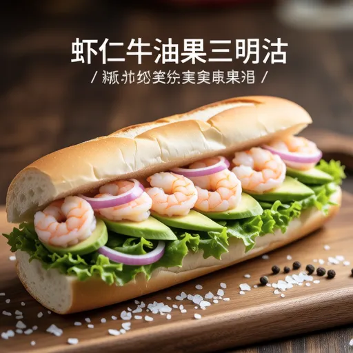 Shrimp and Avocado Sandwich
