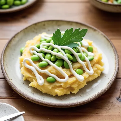 Yam and Shirasu Potato Salad