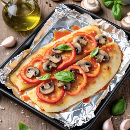 Cod Pizza Style Bake