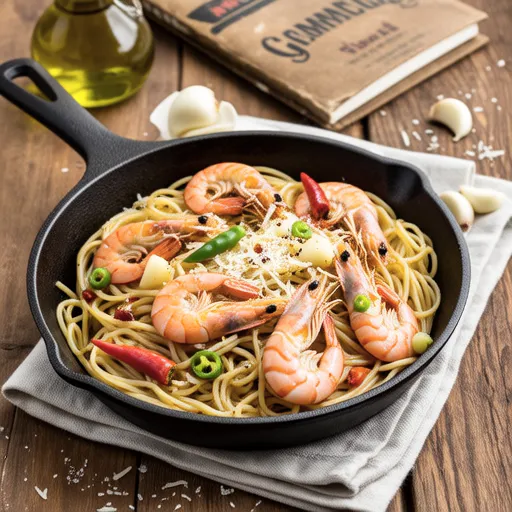 Gambas Pasta