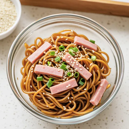 Harusame and Ham Salad