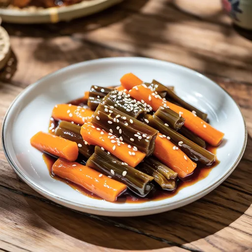 Kinpira with Bamboo Shoots and Carrots