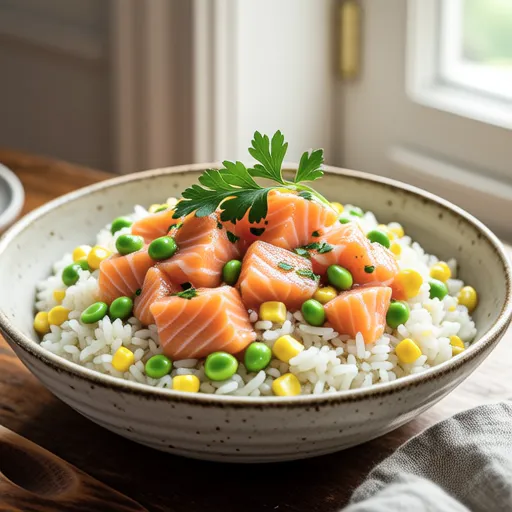 Salmon Pilaf