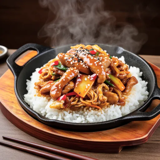 Iron Plate Chicken Fried Rice