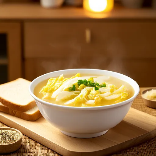 Cabbage Egg Soup