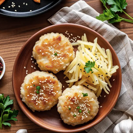 Sanma and Potato Galette