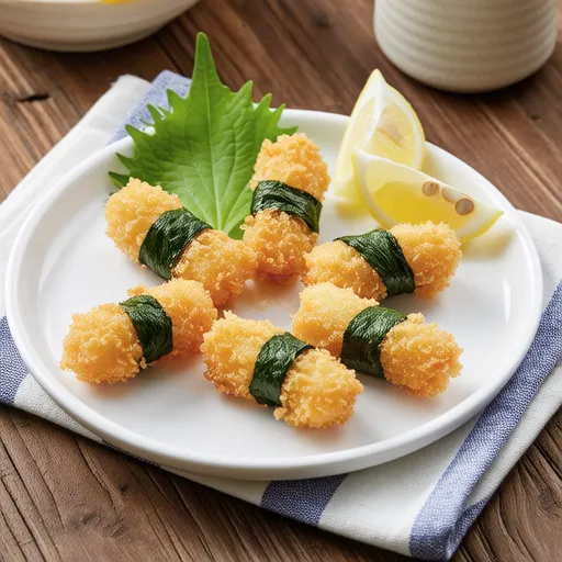 One-bite Salmon Fry