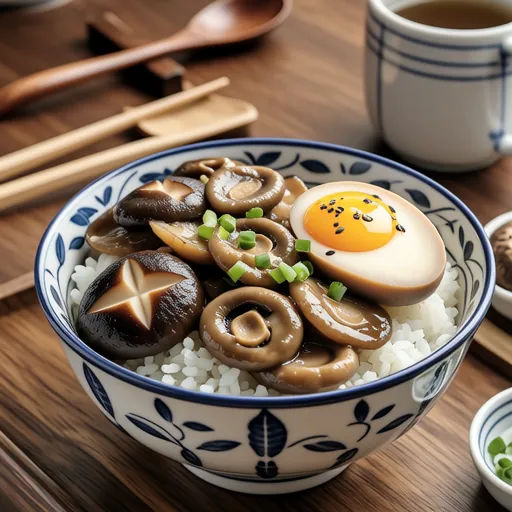 Shiitake Mushroom Rice Bowl (Diabetic-Friendly)
