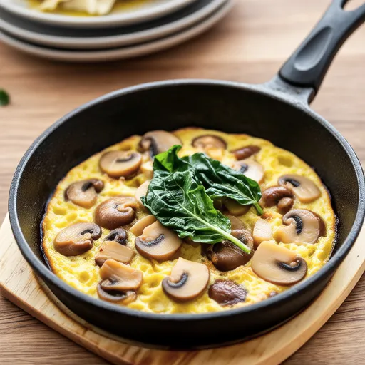 Pan-fried King Oyster Mushroom with Perilla Leaves