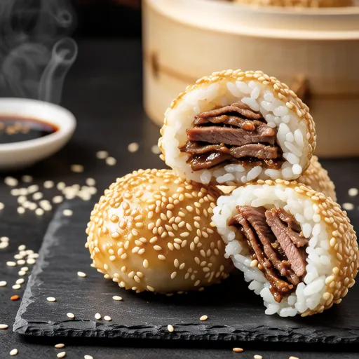 Bulgogi Sesame Rice Balls