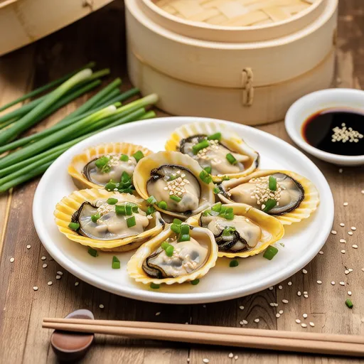 Oyster and Garlic Chive Pancake