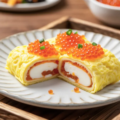 Mentaiko Cheese Omelette