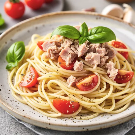 Cold Pasta with Tuna and Tomato