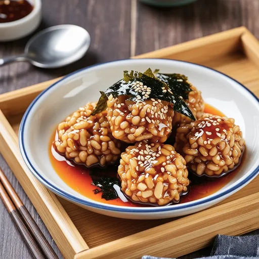 Soy Sauce Spam Rice Balls