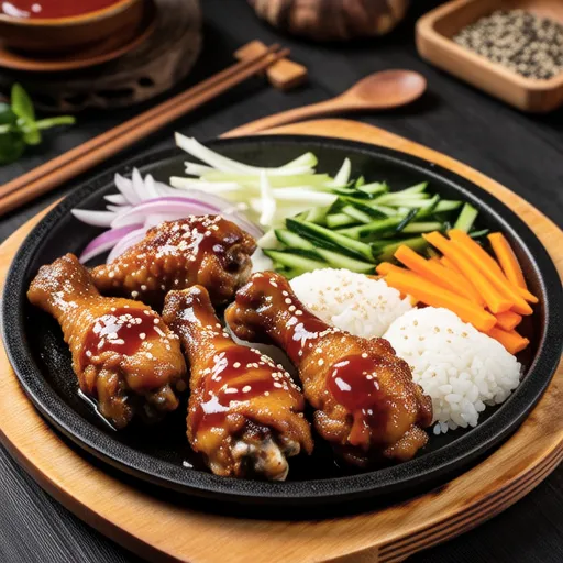 Dak Galbi (Spicy Stir-fried Chicken)