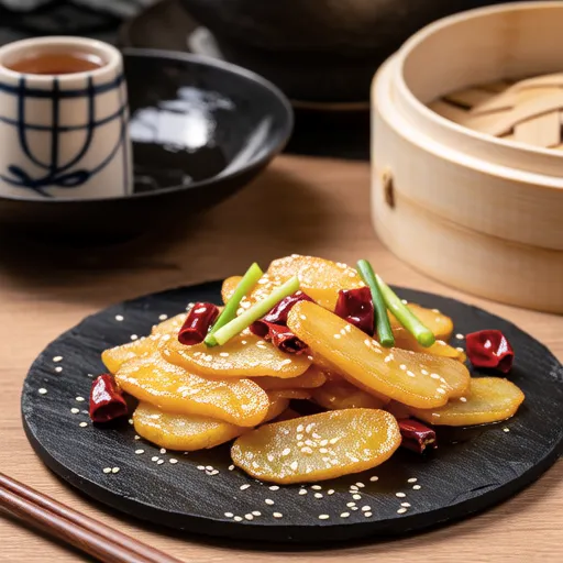 Spicy and Chewy Stir-fried Potatoes