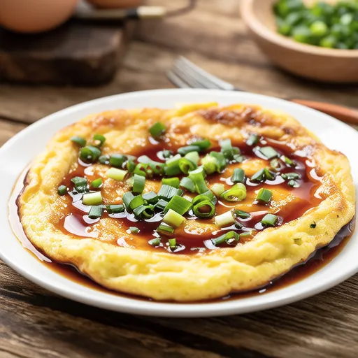 Tofu Soy Sauce Egg Pancake