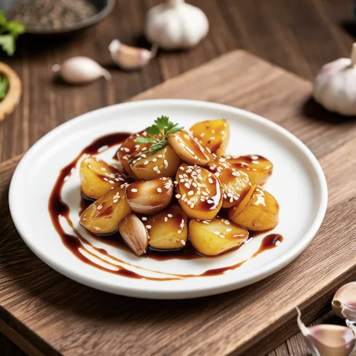 Braised Baby Potatoes with Garlic