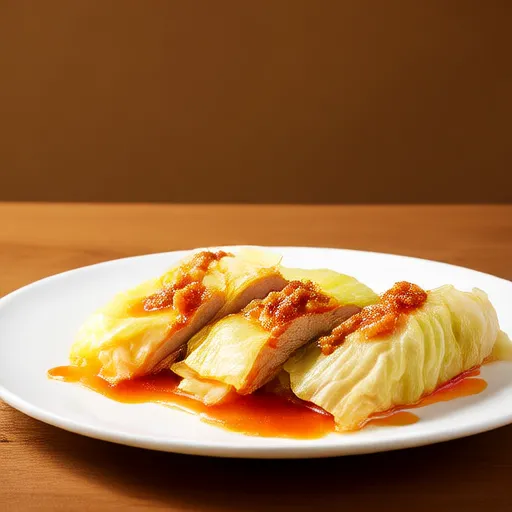 Chicken Breast Cabbage Wrap
