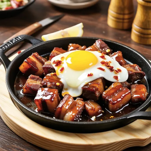 Pork Belly Sisig Style
