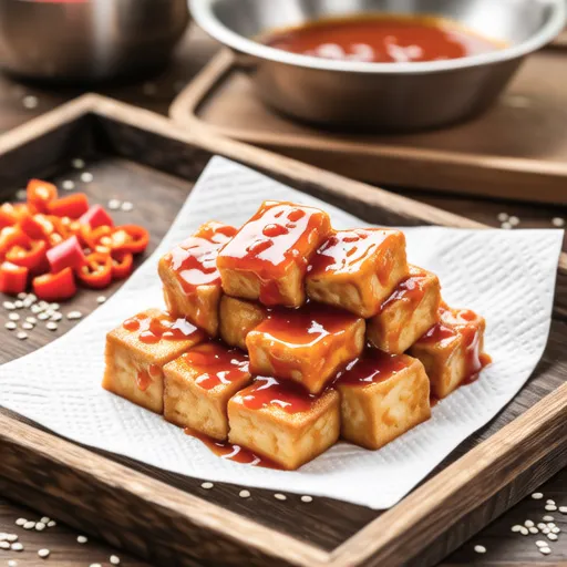 Korean Style Fried Tofu (두부강정)