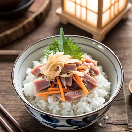 Tuna and Salted Kombu Rice