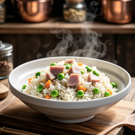 Western-style Rice with Tuna and Edamame