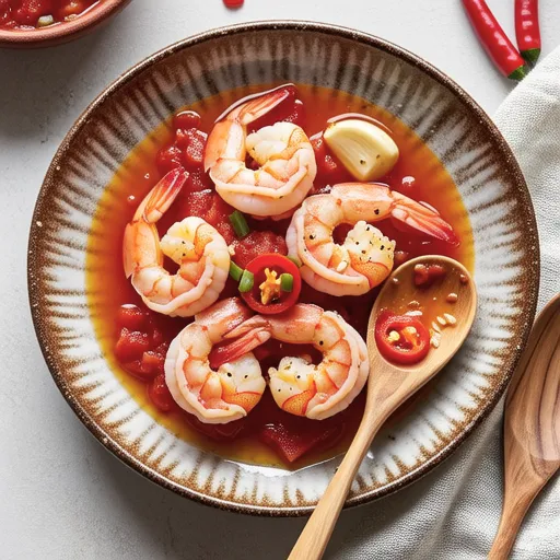 Tomato and Shrimp Ajillo